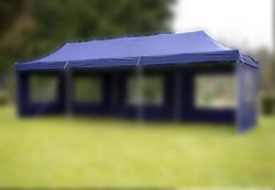 Tartalék tető kerti összecsukható sátorra 3 x 9 m kék
