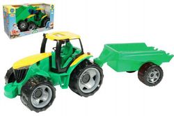 Teddies Traktor műanyag kanál és kotró nélkül kocsival