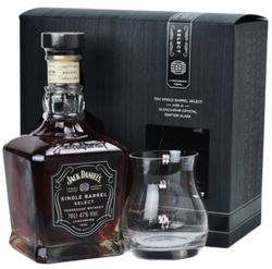 Jack Daniel's Single Barrel Select + 1 pohárral 47% 0,7L