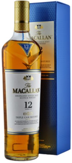 The Macallan 12YO Fine Oak Triple Cask Matured 40% 0,7L