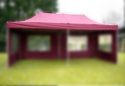 Tartalék tető parti sátorhoz - 3 x 6 m - bordó