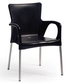 Műanyag szék ANA 84 x 57 x 51 cm fekete
