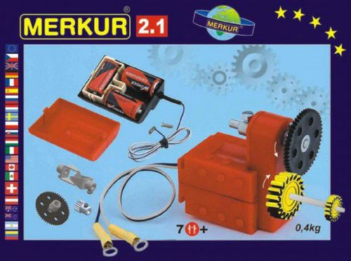 Teddies Építőkészlet MERKUR 2.1 Elektromos motor