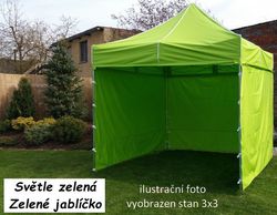 Tradgard Kerti pavilon PROFI STEEL 3 x 6 m zöld világos