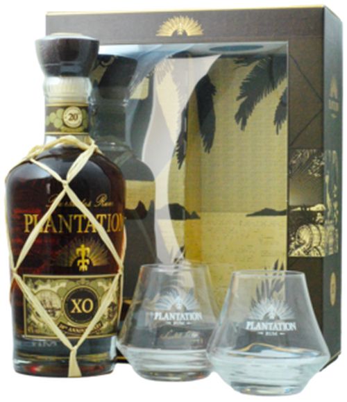 Plantation XO 20th Anniversary + 2 pohárral 40% 0,7L