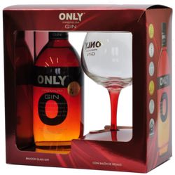 Only Gin Premium + pohárral 43% 0,7L