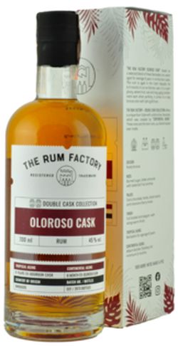 The Rum Factory Double Cask Collection Oloroso Cask 45% 0,7L