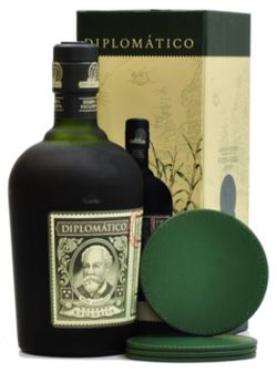 Diplomatico Reserva + 4 poháralátét 40% 0,7L