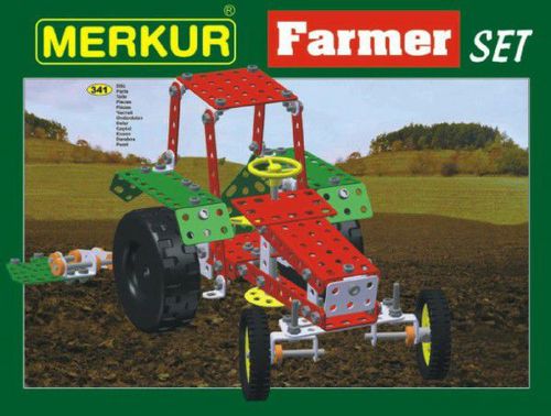 Teddies Építőkészlet  MERKUR Farmer Set 20 modell 314 db