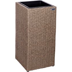 STILISTA Virágcserép állvány polyrattan 64 x 30 cm krém