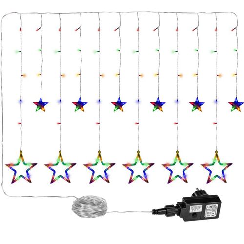 VOLTRONIC® Fényfüggöny csillag 150 LED színes