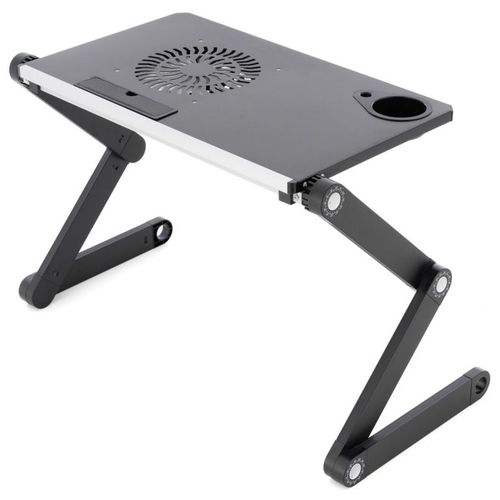 Laptopasztal DIVERO® Szürke + USB ventilátor