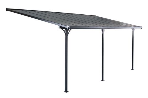 ROJAPLAST Napellenző pergola BRUCE J Szürke 618 x 305 cm