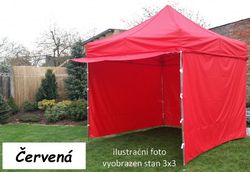 Tradgard Kerti pavilon PROFI STEEL 3 x 6 m piros