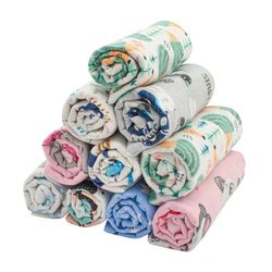 New Baby Standard flanel pelenka mintával, 70 x 80 cm, 10 db-os szett