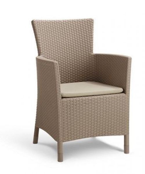 Allibert Kerti fotel polyrattan MONTANA Cappuccino