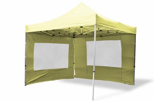 GARTHEN Kerti pavilon PROFI 3 x 3 m champagne + 4 oldalfal