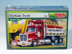 Építőkészlet  Monti 44 Dumper Truck Western star 1:48