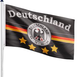 FLAGMASTER® Zászló rúddal Német foci 650 cm