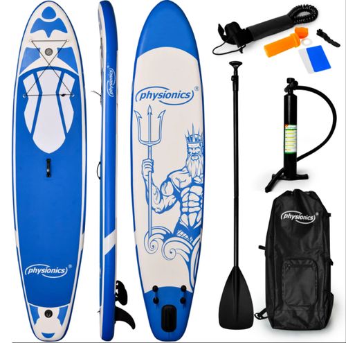 PHYSIONICS Paddleboard felfújható 305 cm kék + tartozék