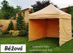 Tradgard Kerti pavilon PROFI STEEL 3 x 6 sárga világos