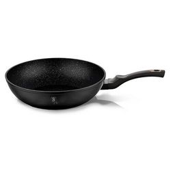 Berlinger Haus Black Rose Collection Wok serpenyő márvány felülettel, 30 cm