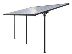 ROJAPLAST Napellenző pergola BRUCE H Szürke 557 x 305 cm