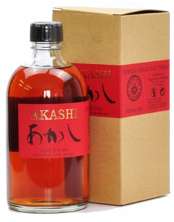 Akashi 5YO Red Wine Cask 50% 0,5L