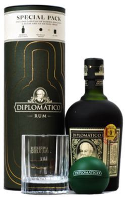 Diplomatico Reserva Exclusiva + 1 pohárral + Ice Ball 40% 0,7L