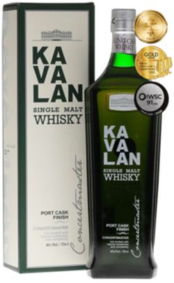 Kavalan Concertmaster Port Cask Finish 40% 0,7L