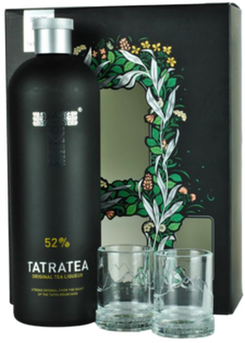 Tatratea Original + 2 pohárral 52% 0,7L