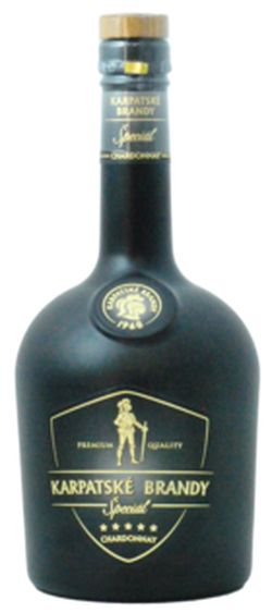 Karpatské Brandy Špeciál Chardonnay 42% 0,7L